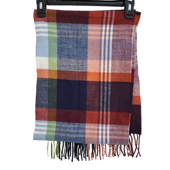 Cashmere Scarf Plaid Soft Made in Scotland Unisex - Picture 2 of 8